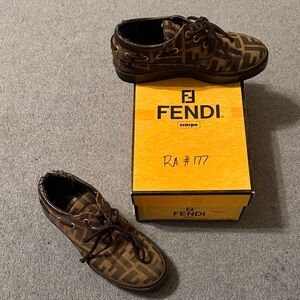 Fendi zucca sneaker size 36 US SZ 6 FF monogram